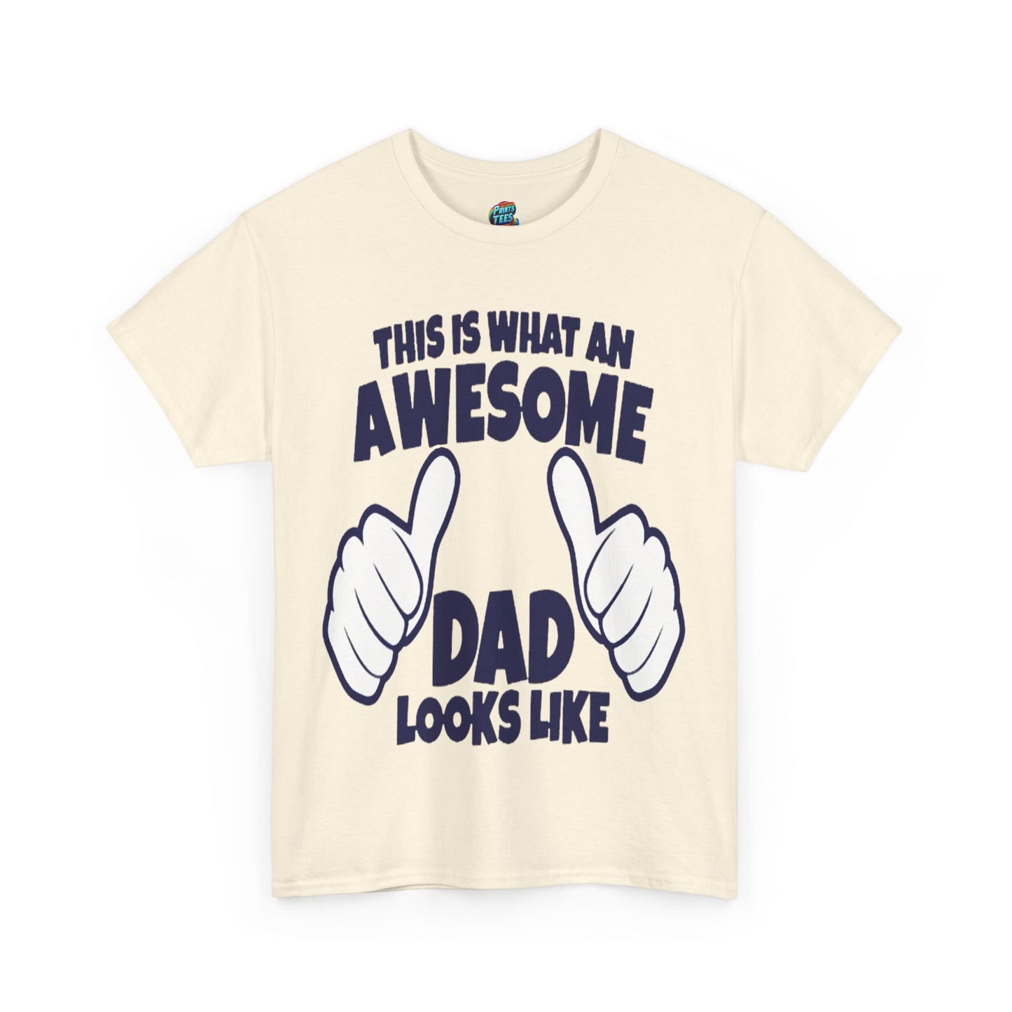 Awesome Dad-Heavy Cotton Classic Tee