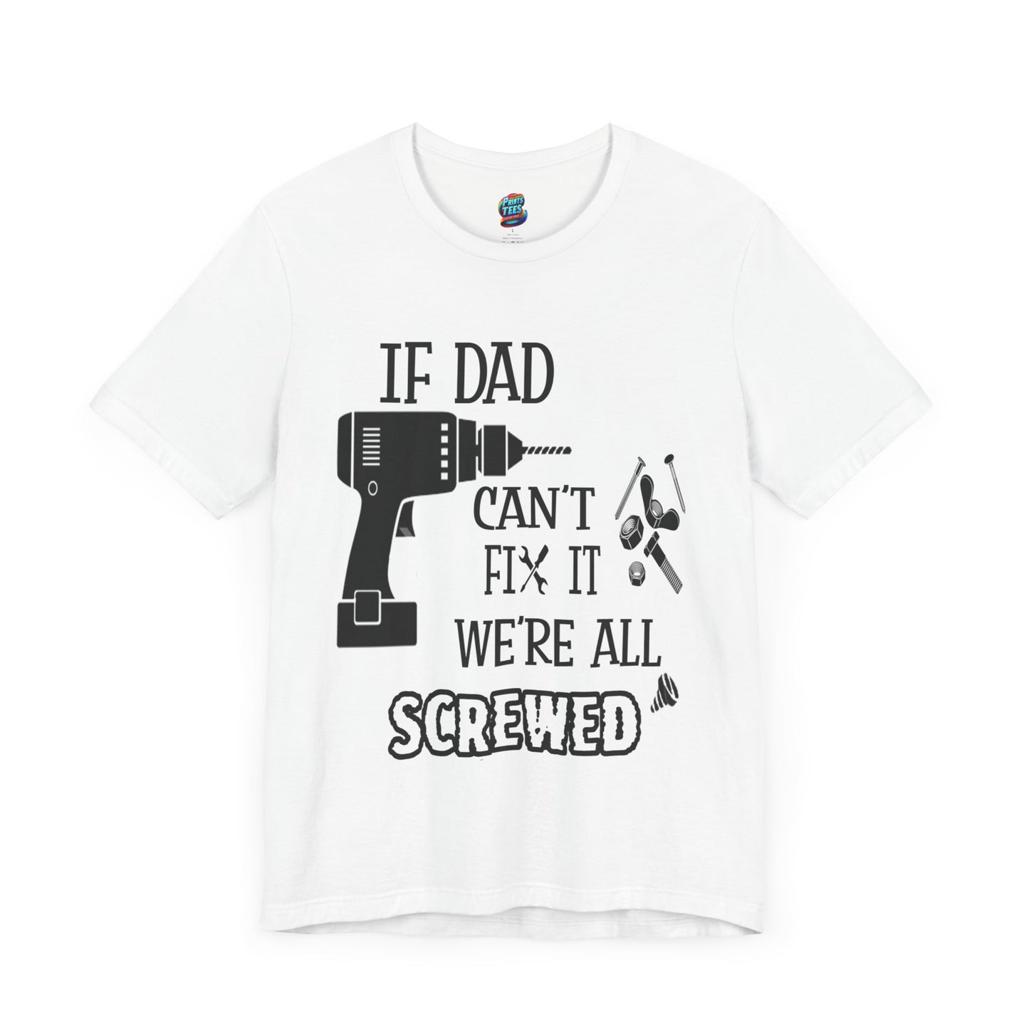 Fix It Dad-Jersey Knit T-Shirt