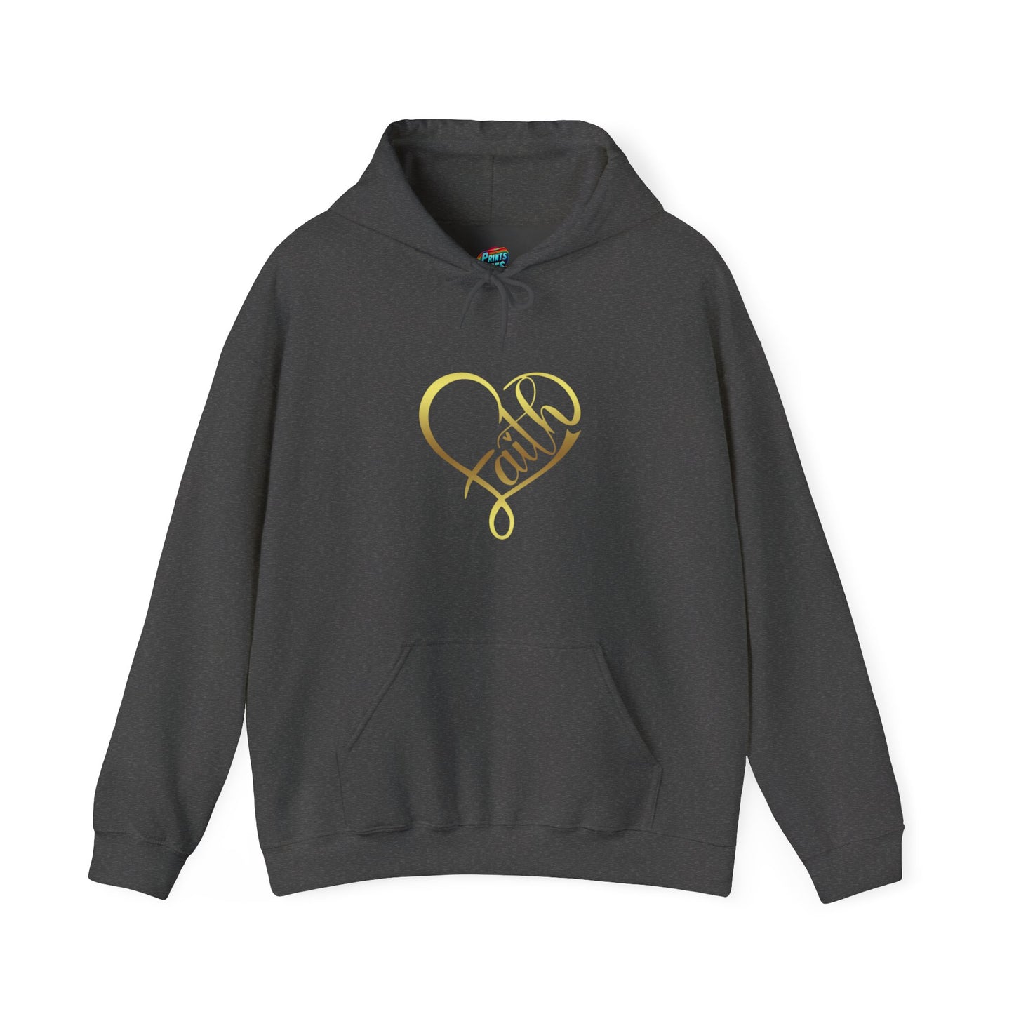 Faith Heart-Heavy Blend™ Classic Hoodie