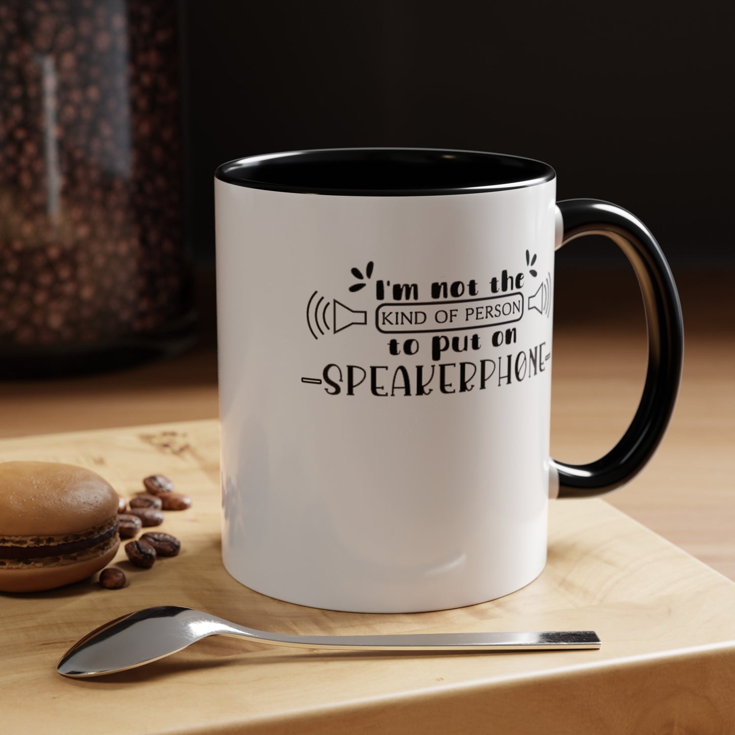 Speakerphone-Accent Coffee Mug (11, 15oz)