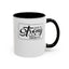 She is Strong-Accent Coffee Mug (11, 15oz)