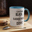 Black is Dangerous-Accent Coffee Mug (11, 15oz)