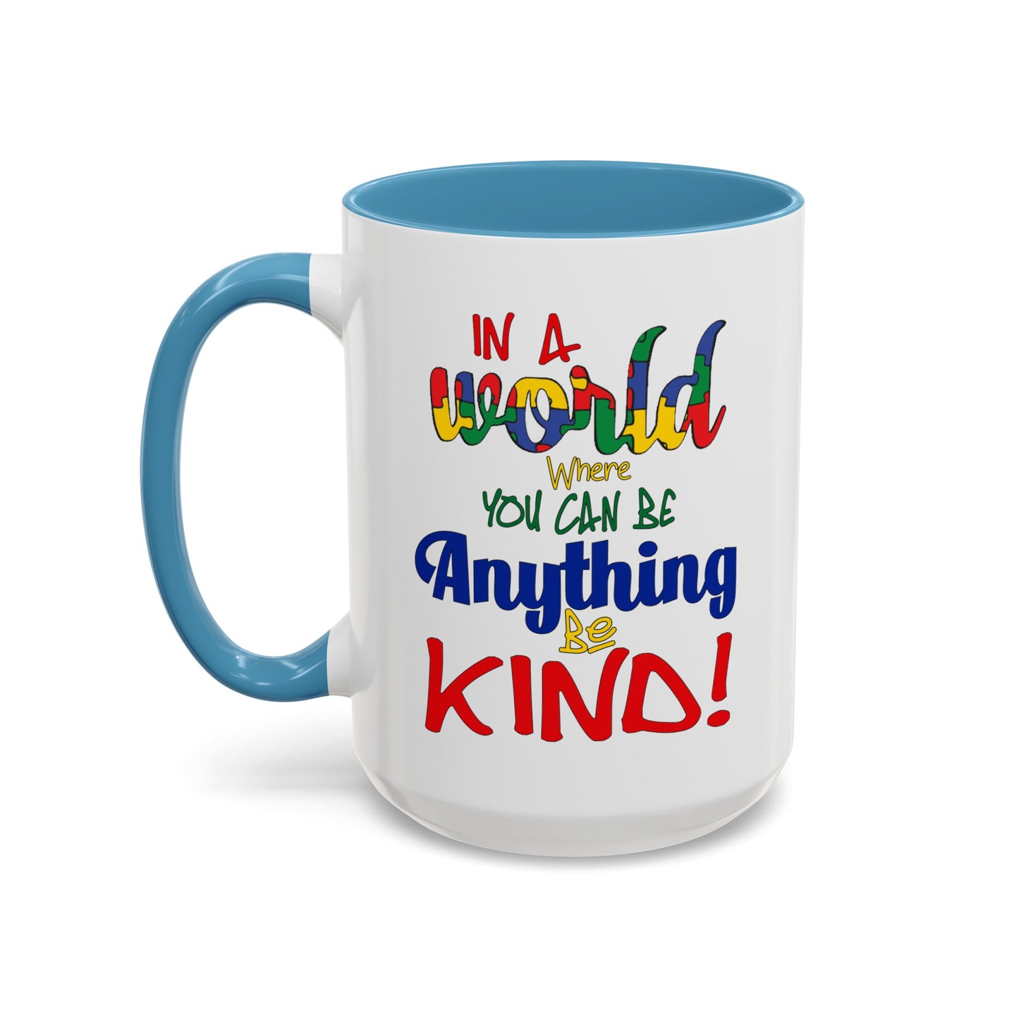 Be Kind-Accent Coffee Mug (11, 15oz)