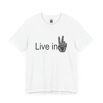 Hand Peace-Jersey Knit T-Shirt