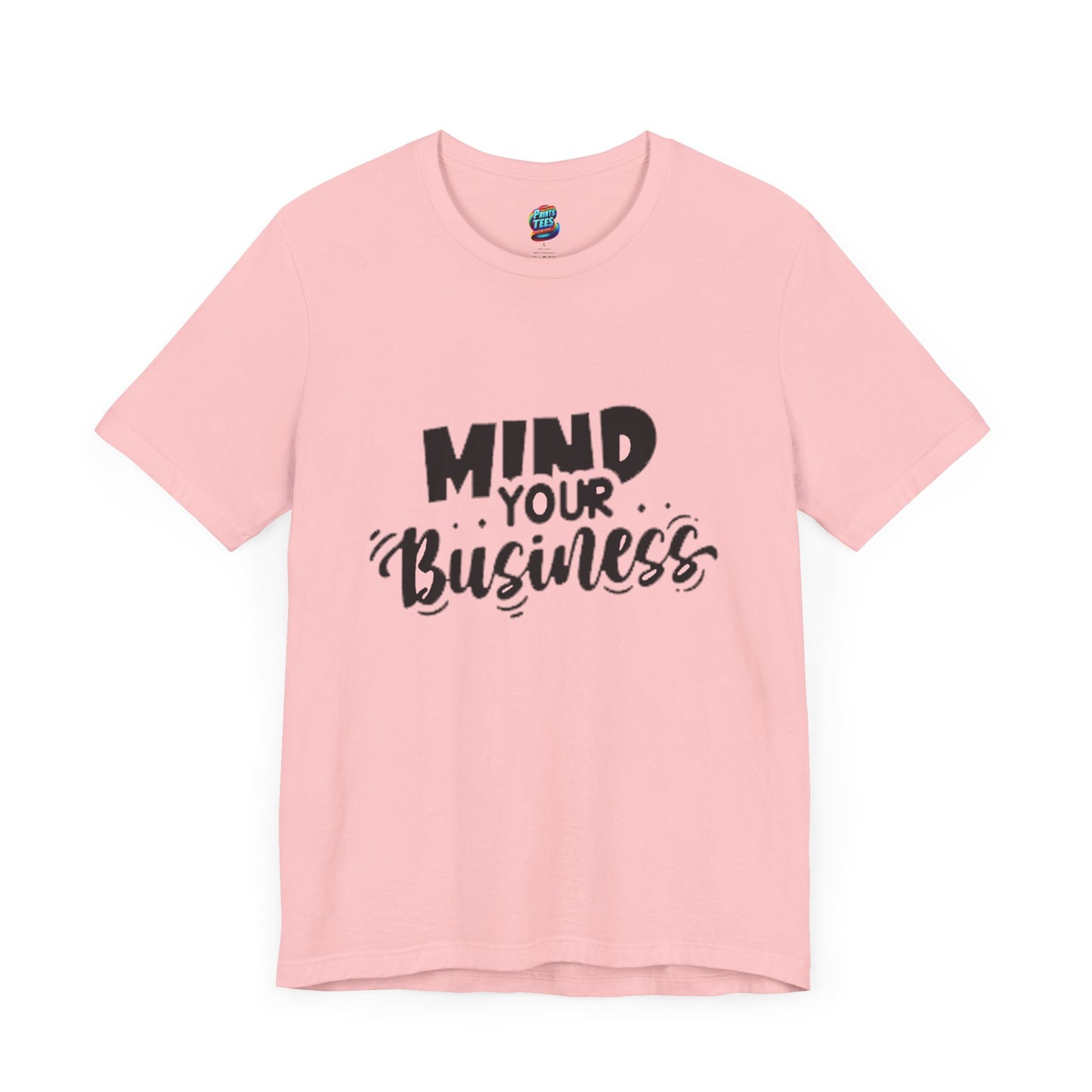 Mind Your Business-Jersey Knit T-Shirt