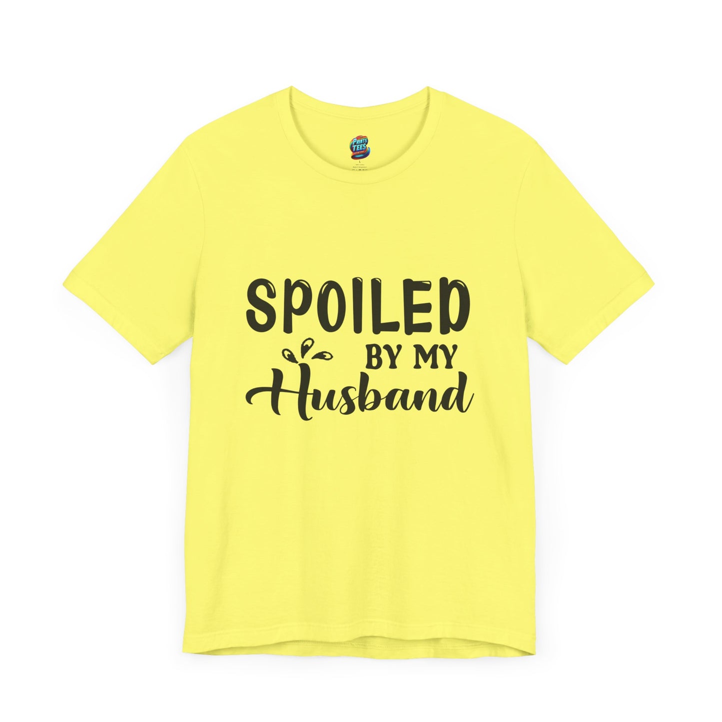 Spoiled by Husband-Jersey Knit T-Shirt