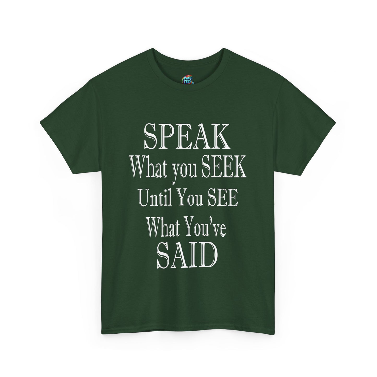 Speak-Seek-Heavy Cotton Classic Tee