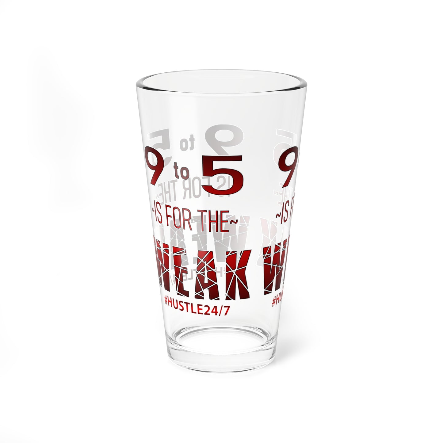 9 to 5-Mixing/Pint Glass, 16oz