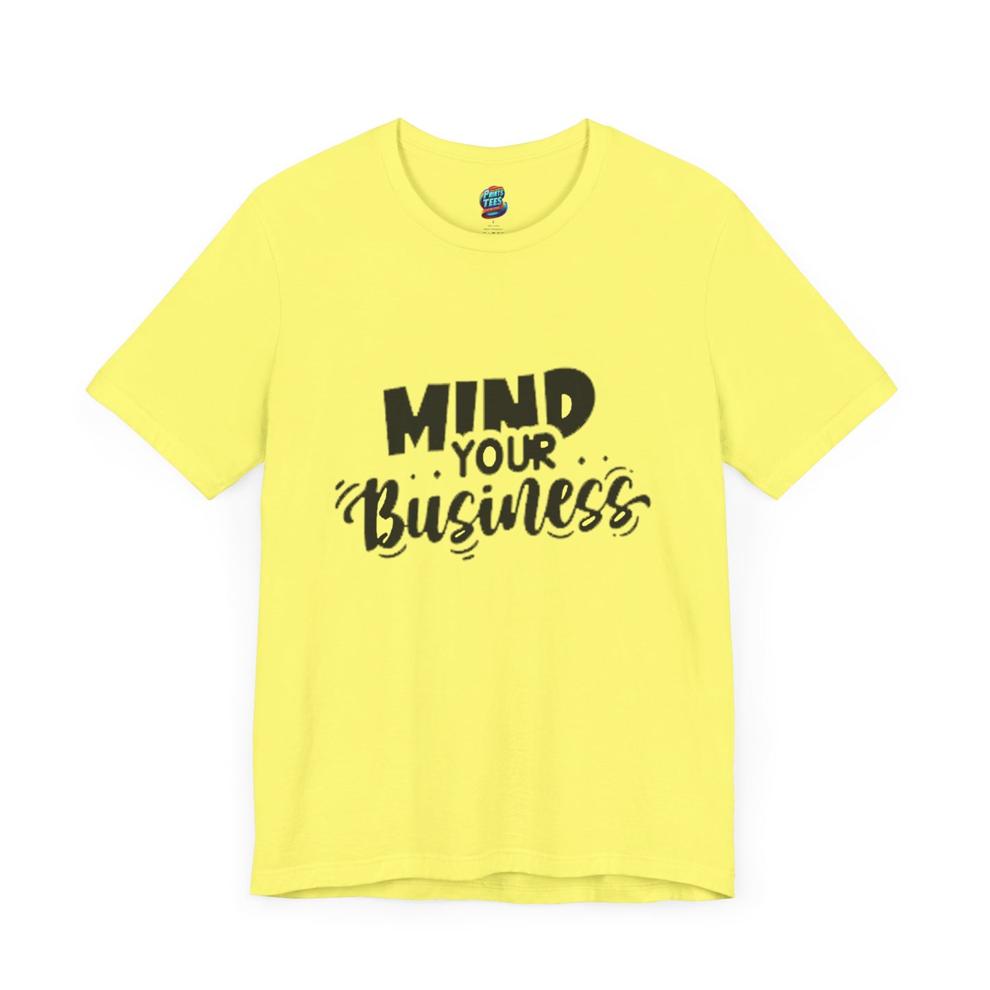 Mind Your Business-Jersey Knit T-Shirt