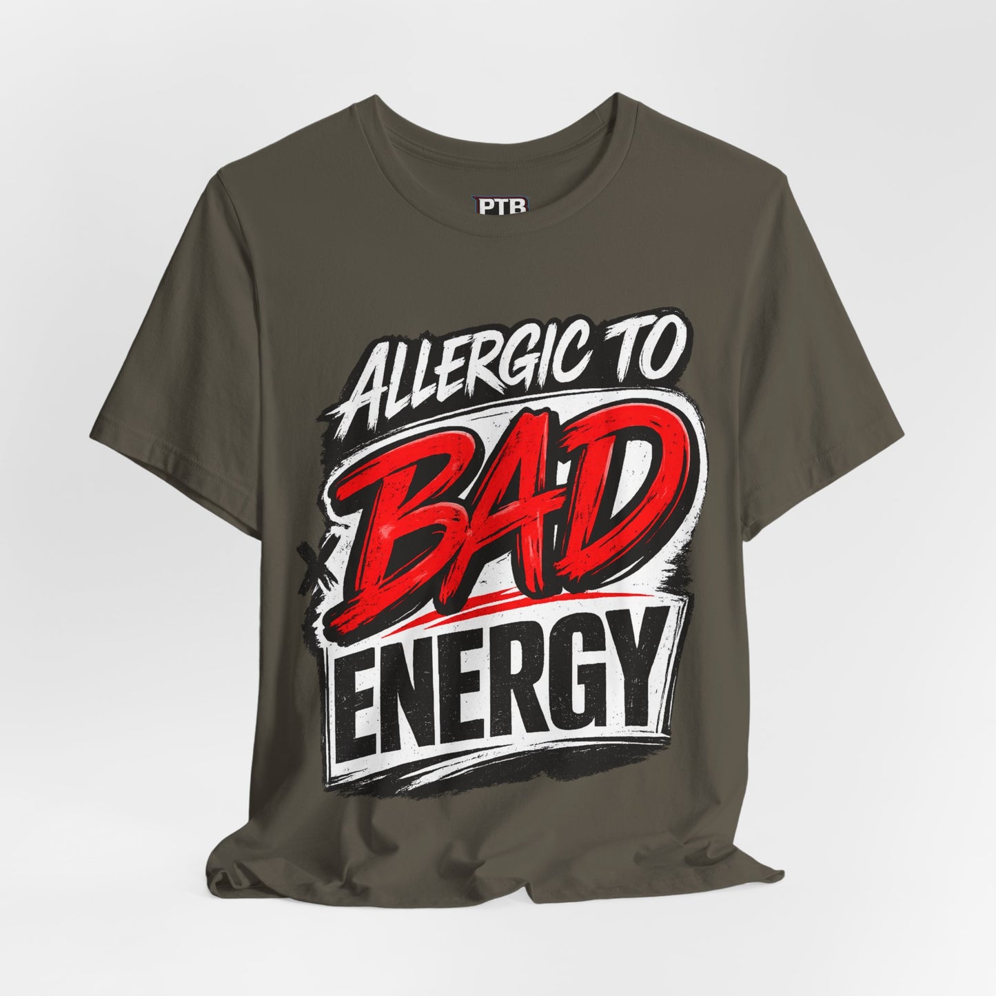 Allergic To Bad Energy-Premium Jersey Tee