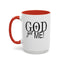 God Got Me-Accent Coffee Mug (11, 15oz)
