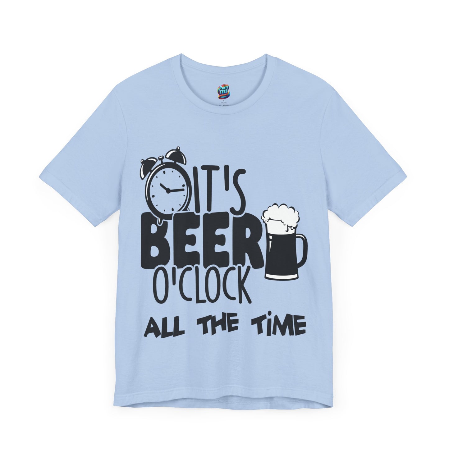 Beer O'Clock-Jersey Knit T-Shirt
