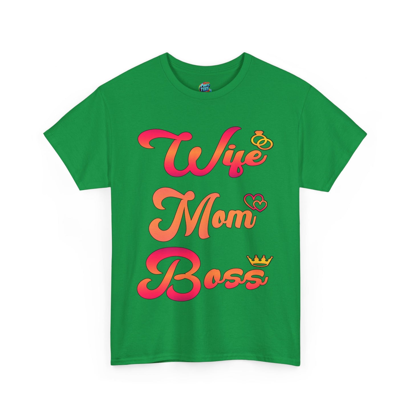 Wife-Mom-Boss-Heavy Cotton Classic Tee