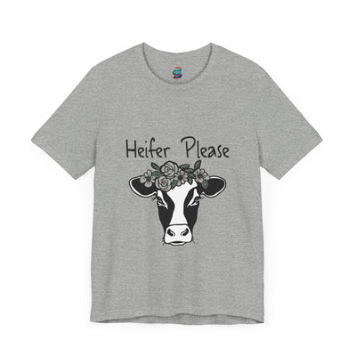 Heifer Please-Jersey Knit T-Shirt