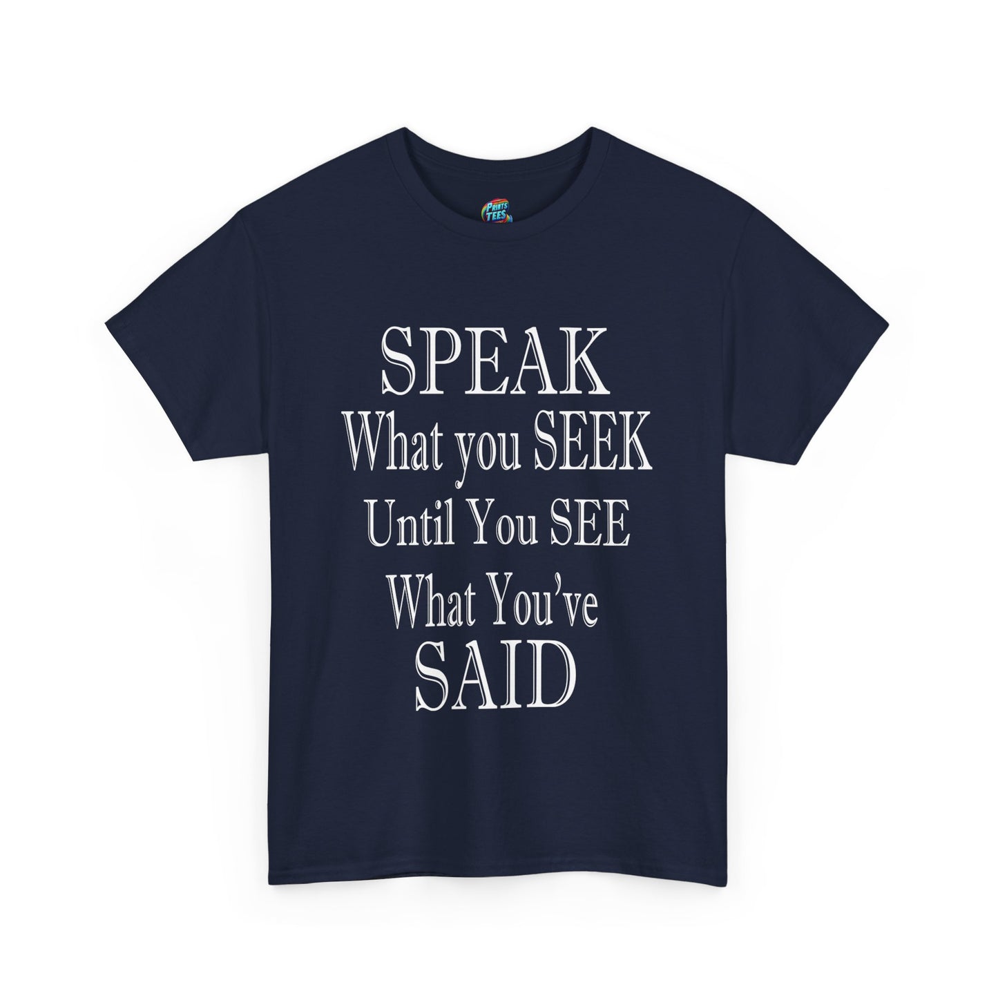 Speak-Seek-Heavy Cotton Classic Tee