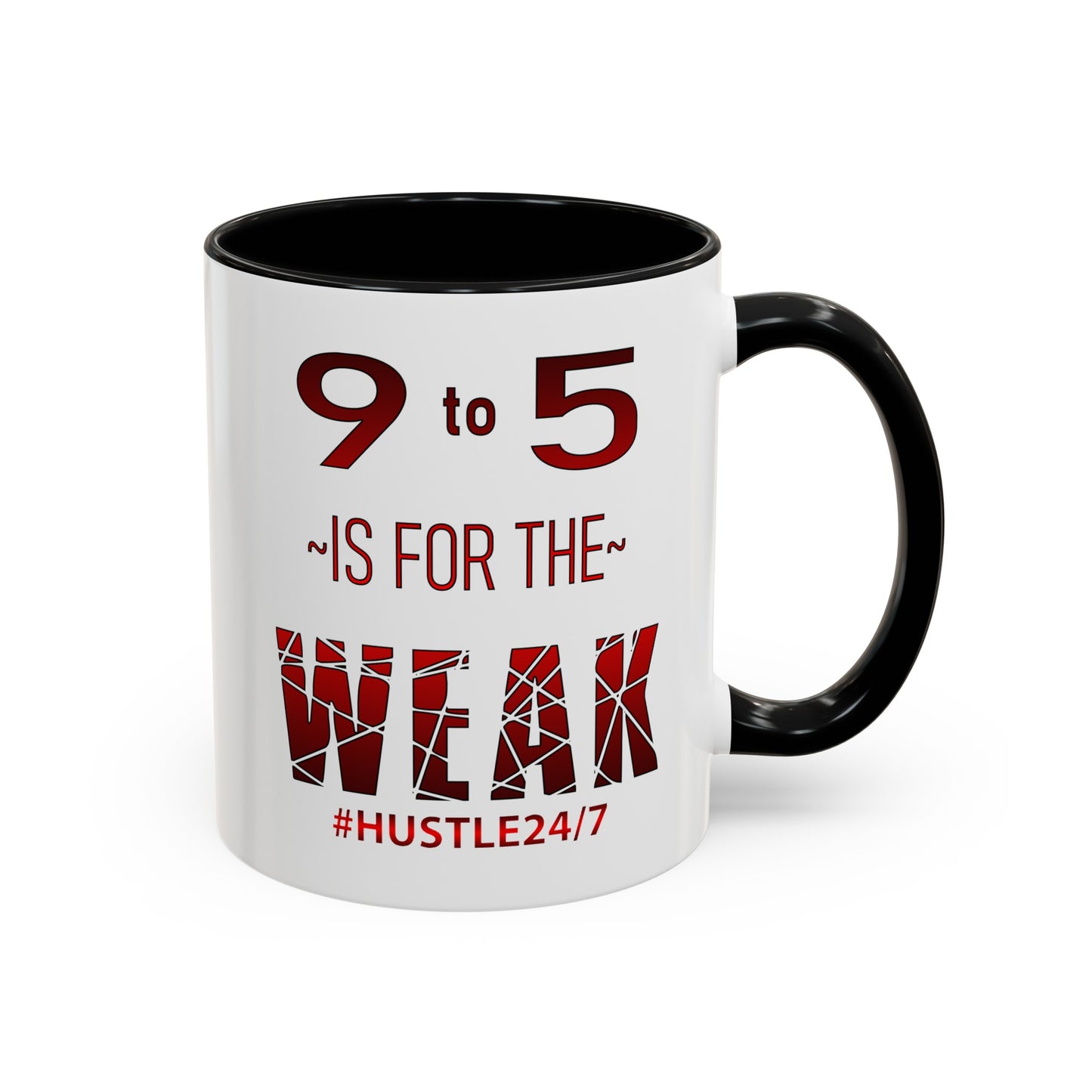 9 to 5-Accent Coffee Mug (11oz, 150z)