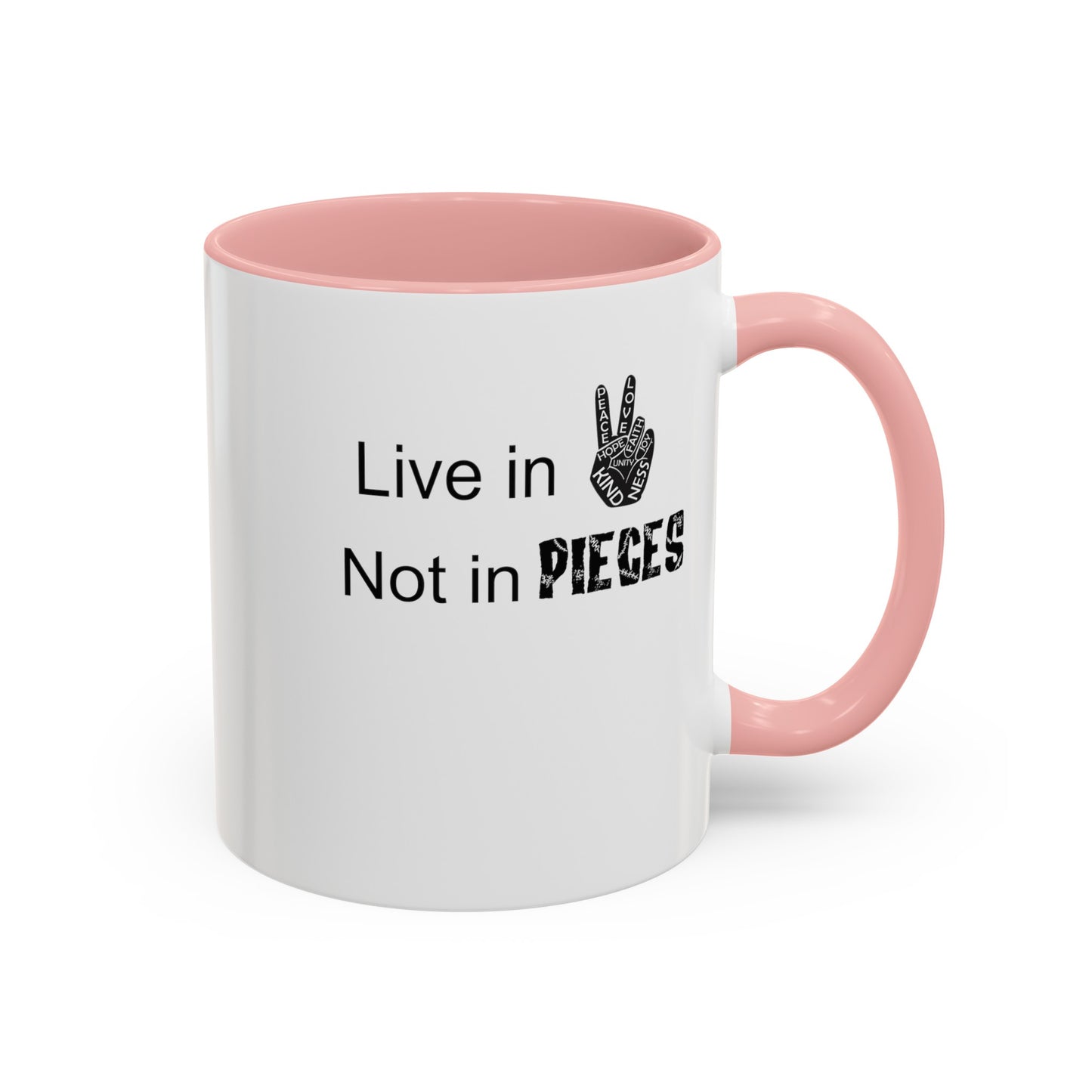 In Peace-Accent Coffee Mug (11, 15oz)