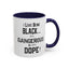 Black is Dangerous-Accent Coffee Mug (11, 15oz)