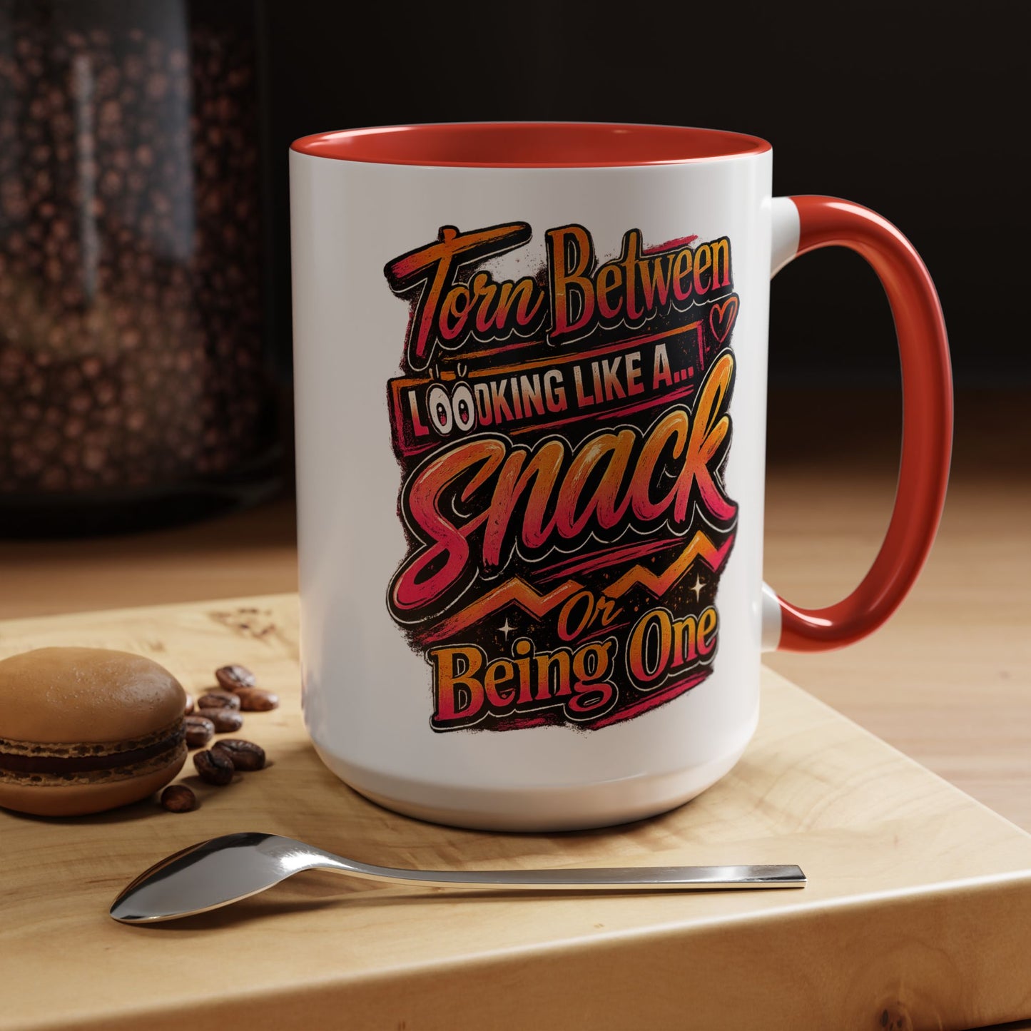 A Snack-Funny Accent Coffee Mug (15oz)