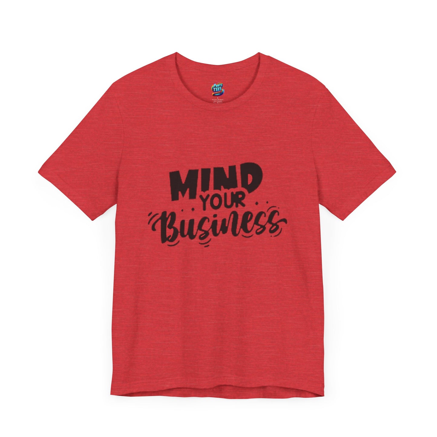 Mind Your Business-Jersey Knit T-Shirt