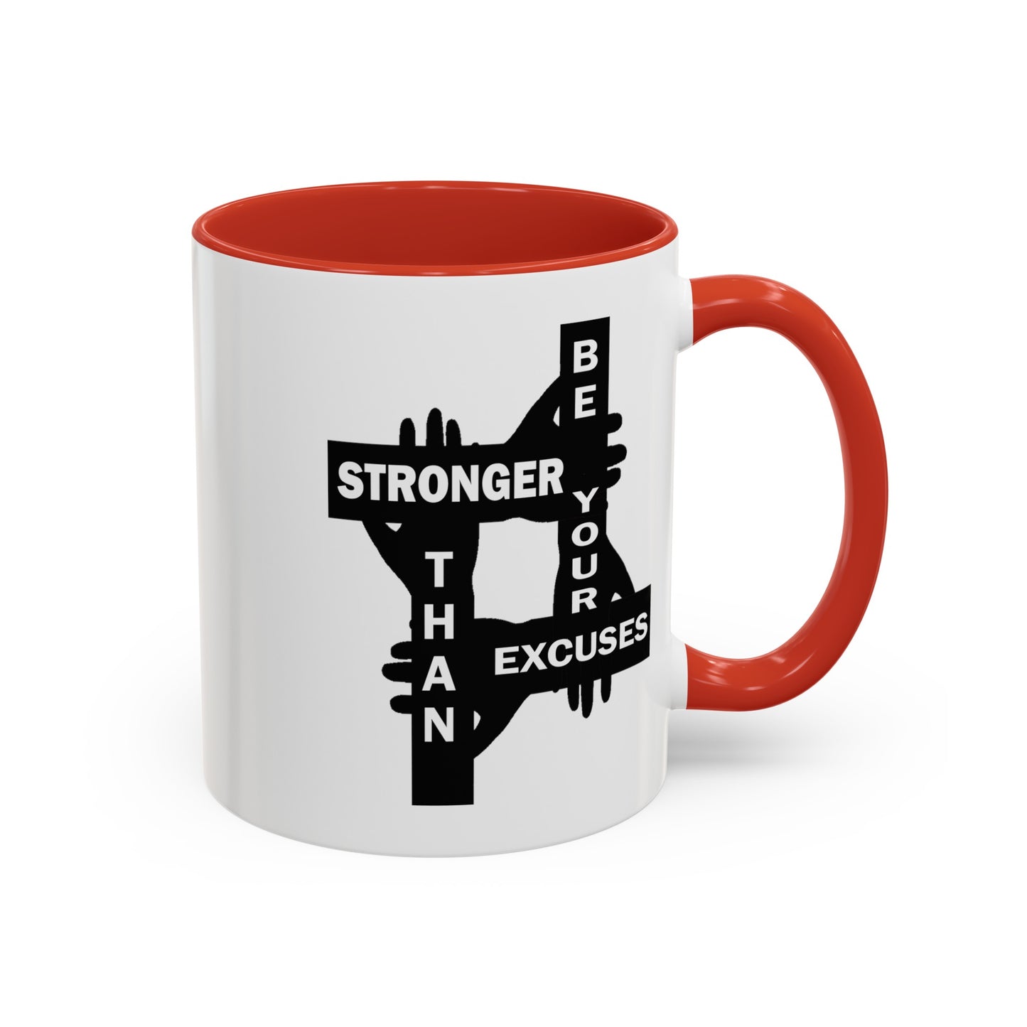 Be Stronger-Accent Coffee Mug (11, 15oz)