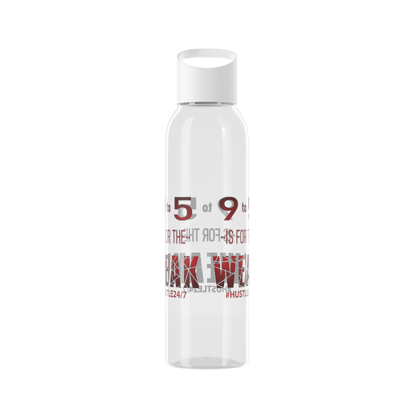 9 to 5-Sky Water Bottle, 21.9oz