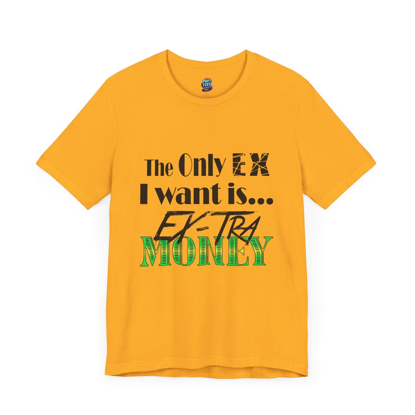 Ex-Tra Money-Jersey Knit T-Shirt