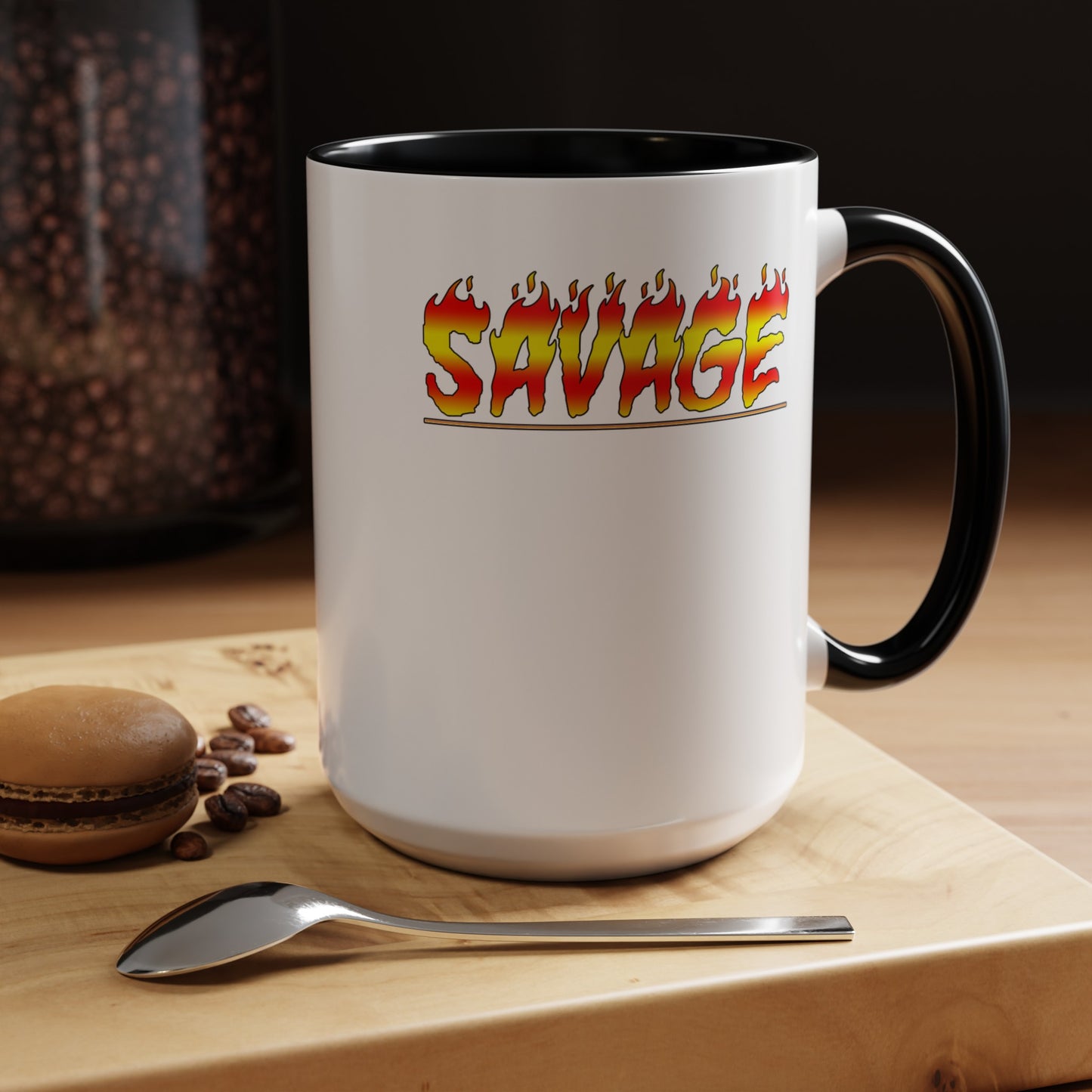 Savage Fire -Accent Coffee Mug (11, 15oz)