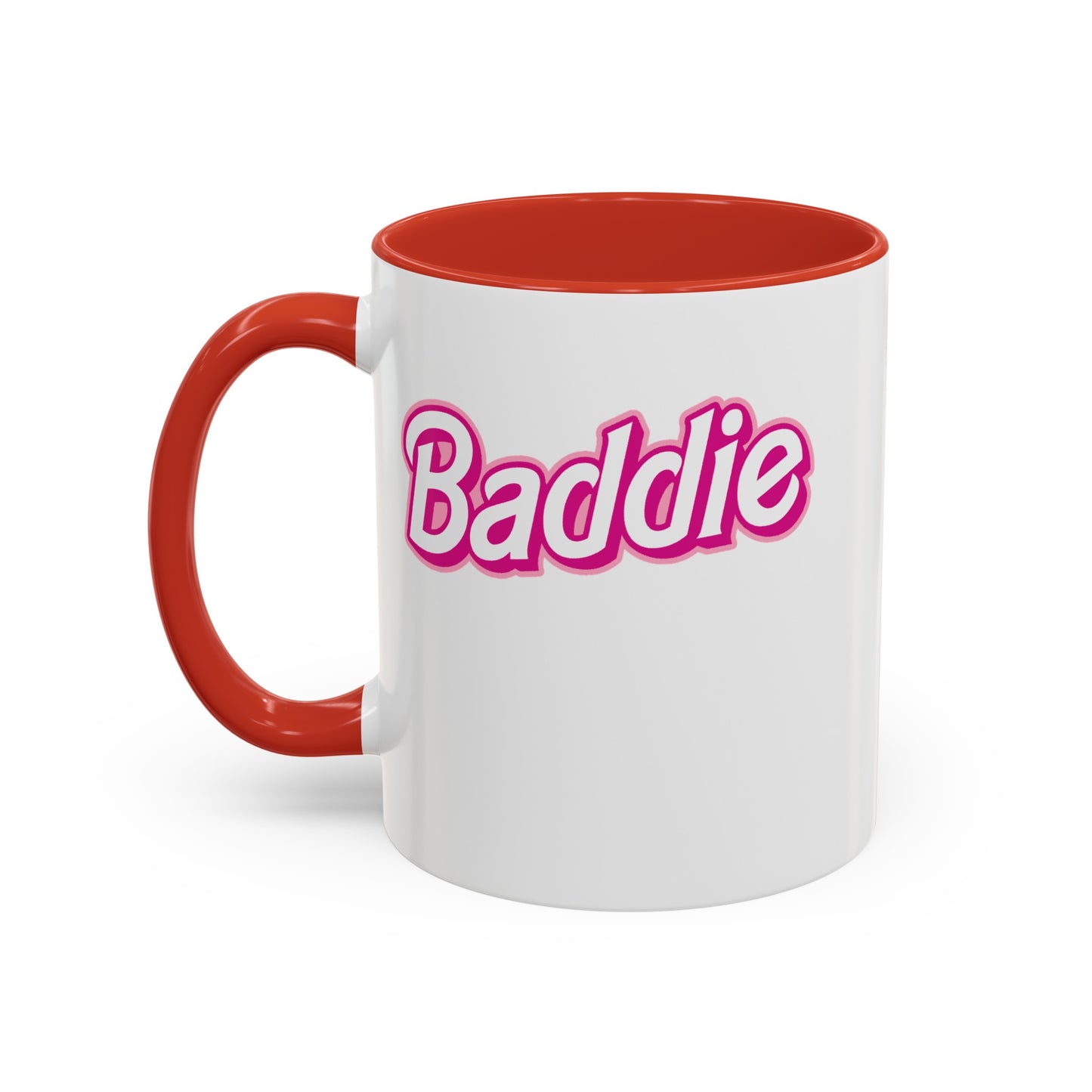 Pink Baddie-Accent Coffee Mug (11, 15oz)