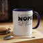 Nope-Accent Coffee Mug (11, 15oz)