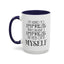 Hard to Impress-Accent Coffee Mug (11, 15oz)