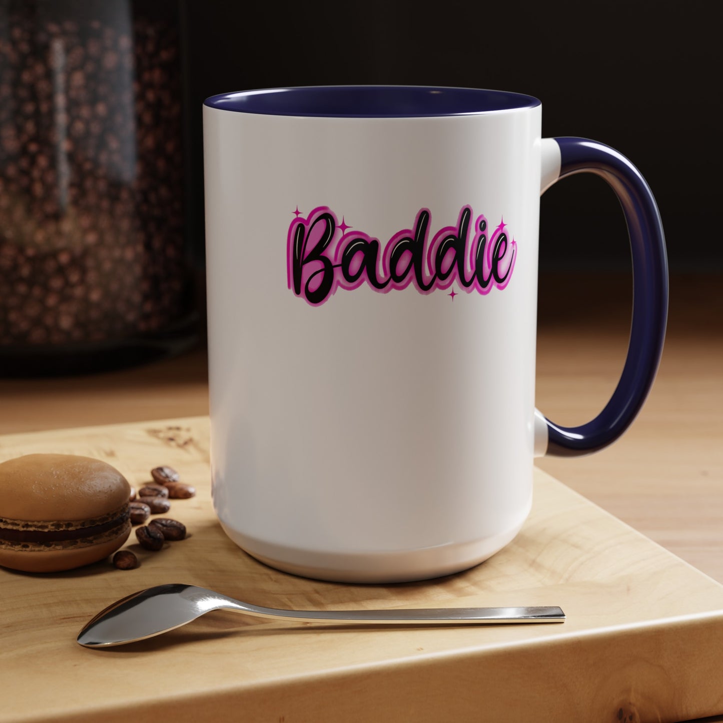 Baddie Gradient-Accent Coffee Mug (11, 15oz)