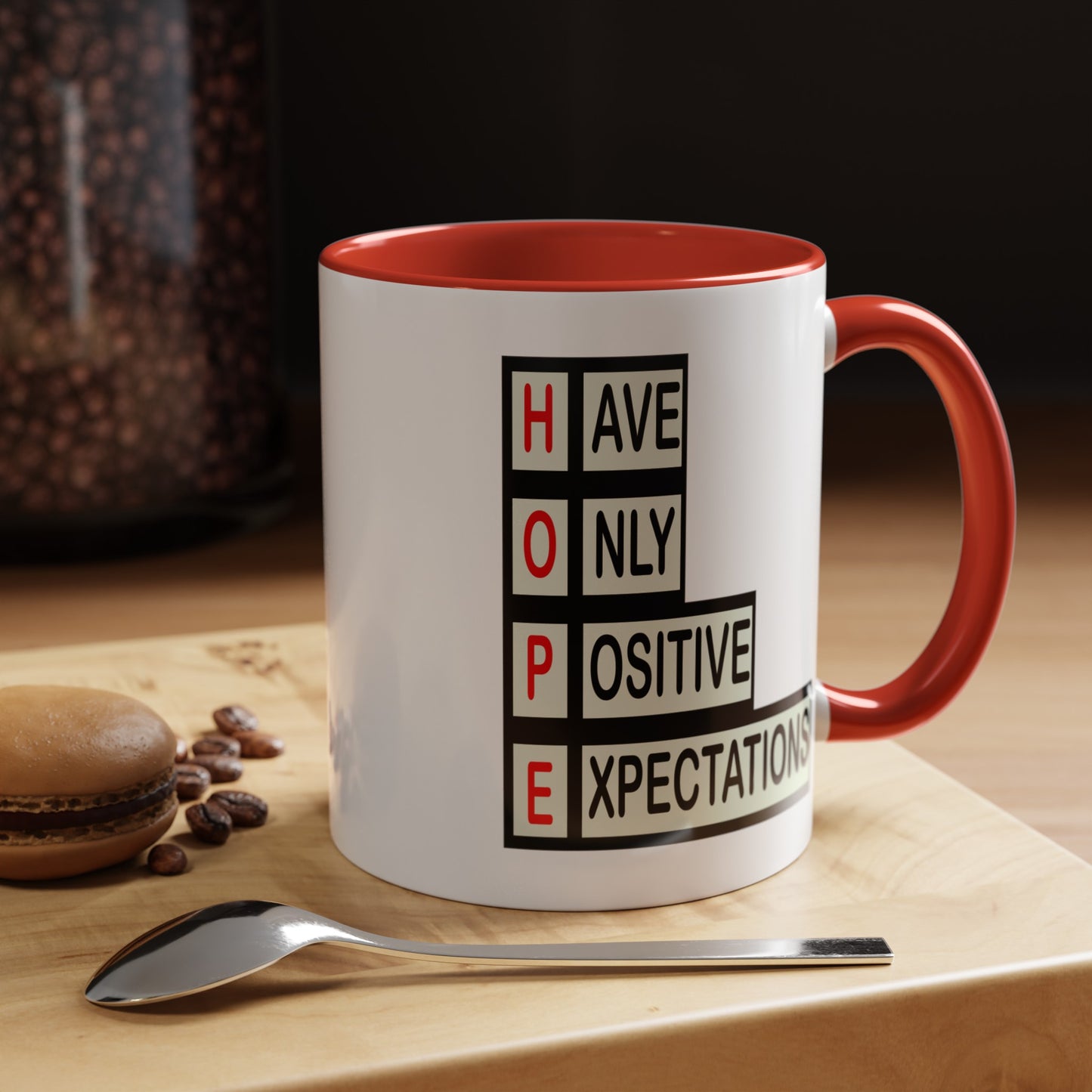 Hope Blocks-Accent Coffee Mug (11, 15oz)