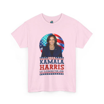 Kamala-Let's Finish the Job-USA-Heavy Cotton Classic Tee