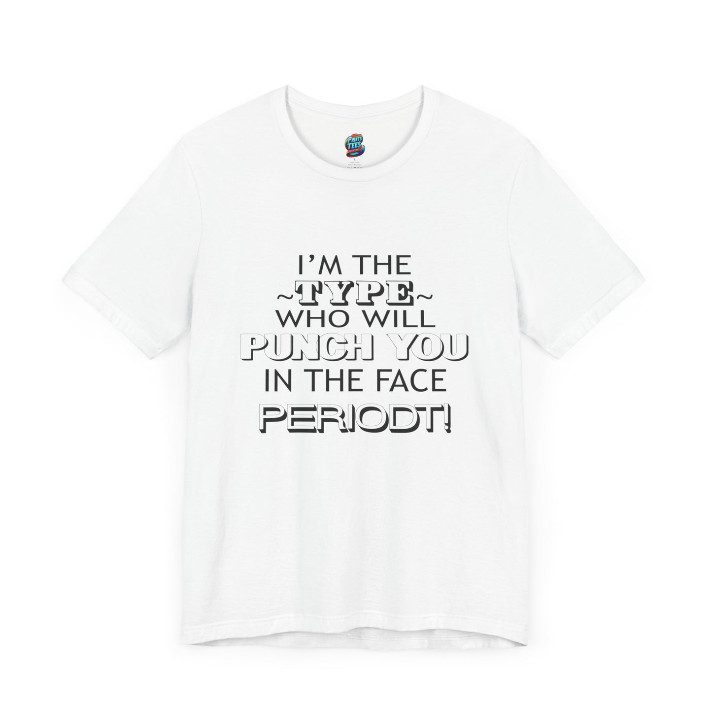 Punch You-Jersey Knit T-Shirt