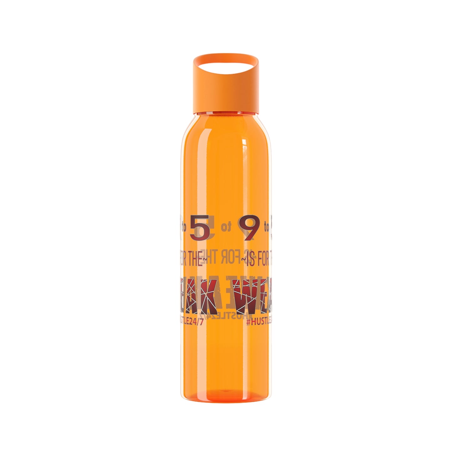 9 to 5-Sky Water Bottle, 21.9oz