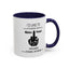 Fu(k You-Middle Finger-Accent Coffee Mug (11, 15oz)