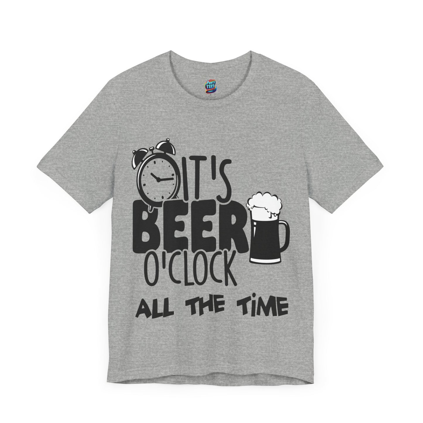 Beer O'Clock-Jersey Knit T-Shirt