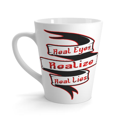 Real Eyes-Latte Mug, 12oz