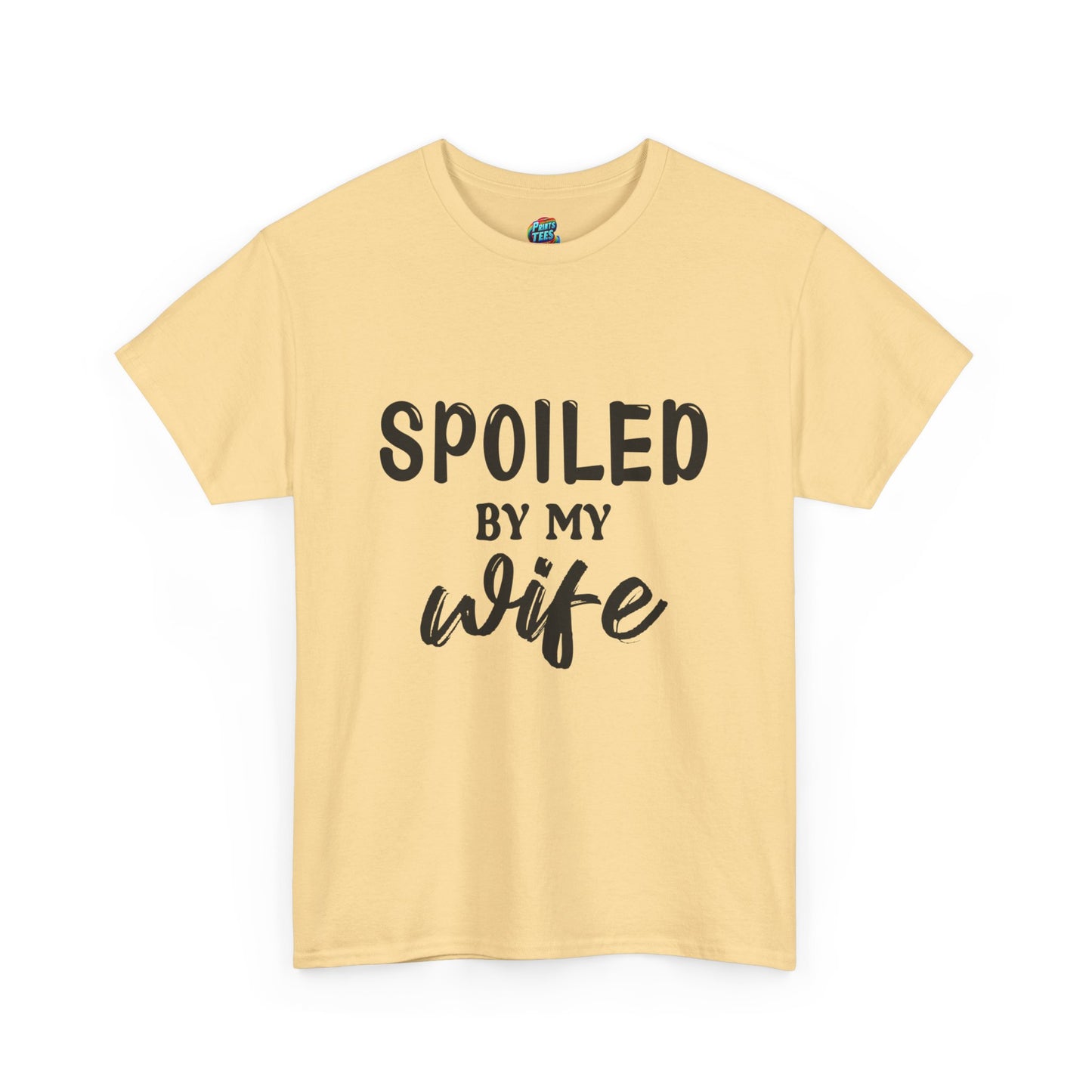 Spoiled by Wife-Heavy Cotton Classic Tee