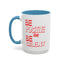 Be Positive-Accent Coffee Mug (11, 15oz)