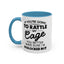Rattle My Cage-Accent Coffee Mug (11, 15oz)