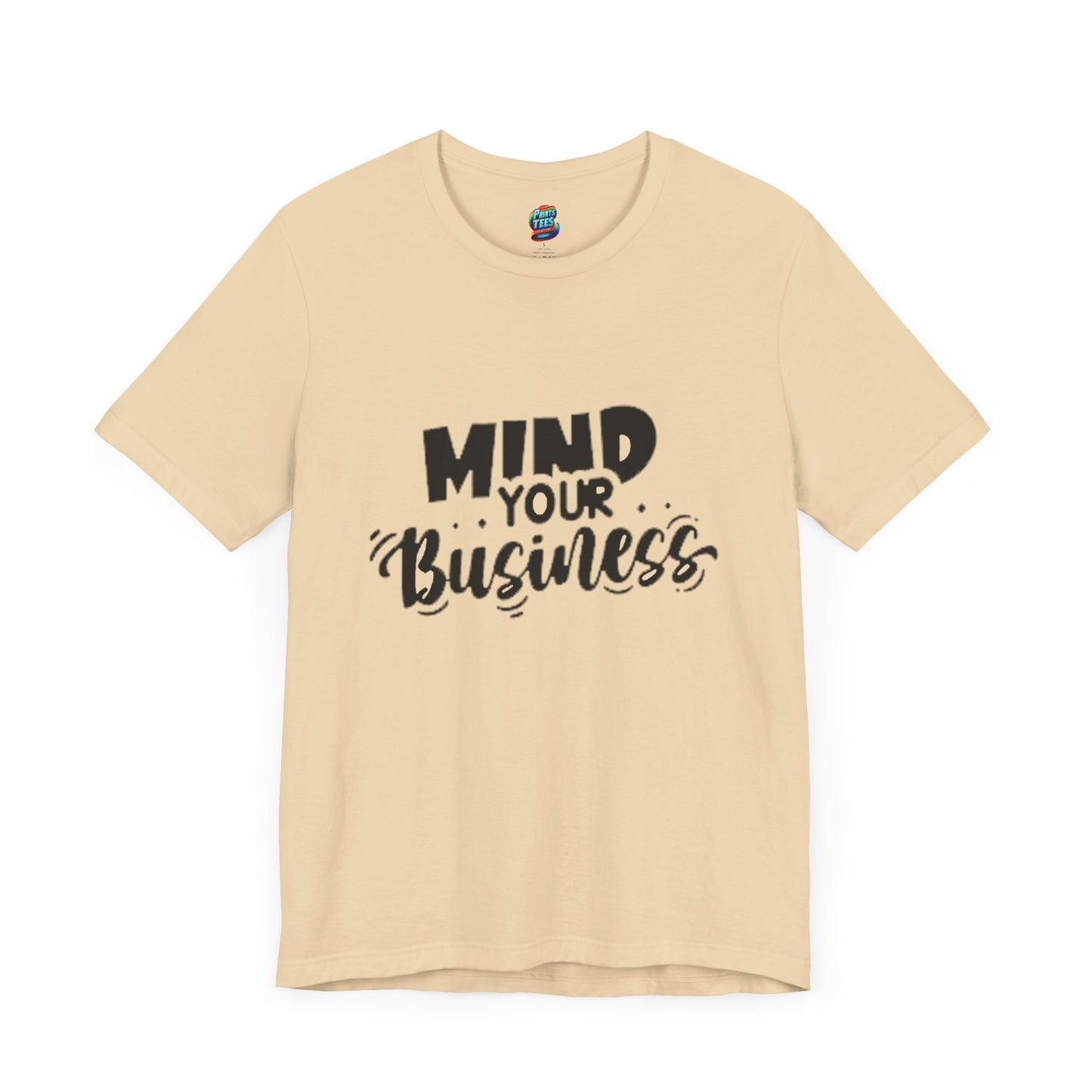 Mind Your Business-Jersey Knit T-Shirt