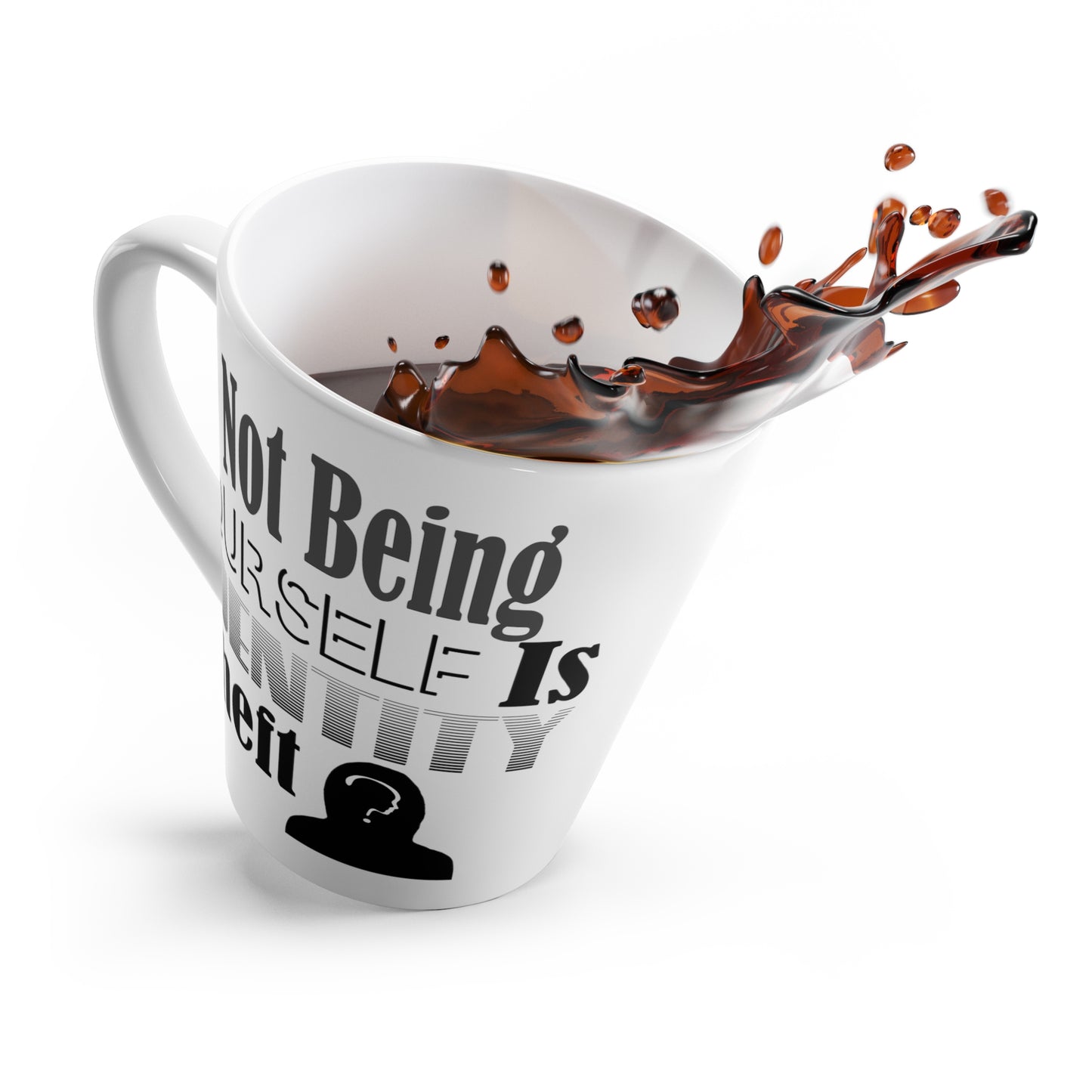 Identity Theft-Latte Mug, 12oz