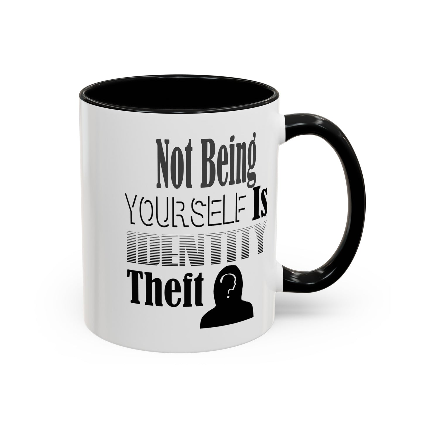 Identity Theft-Accent Coffee Mug (11, 15oz)