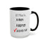 Buy Me A T-Shirt-Accent Coffee Mug (11, 15oz)