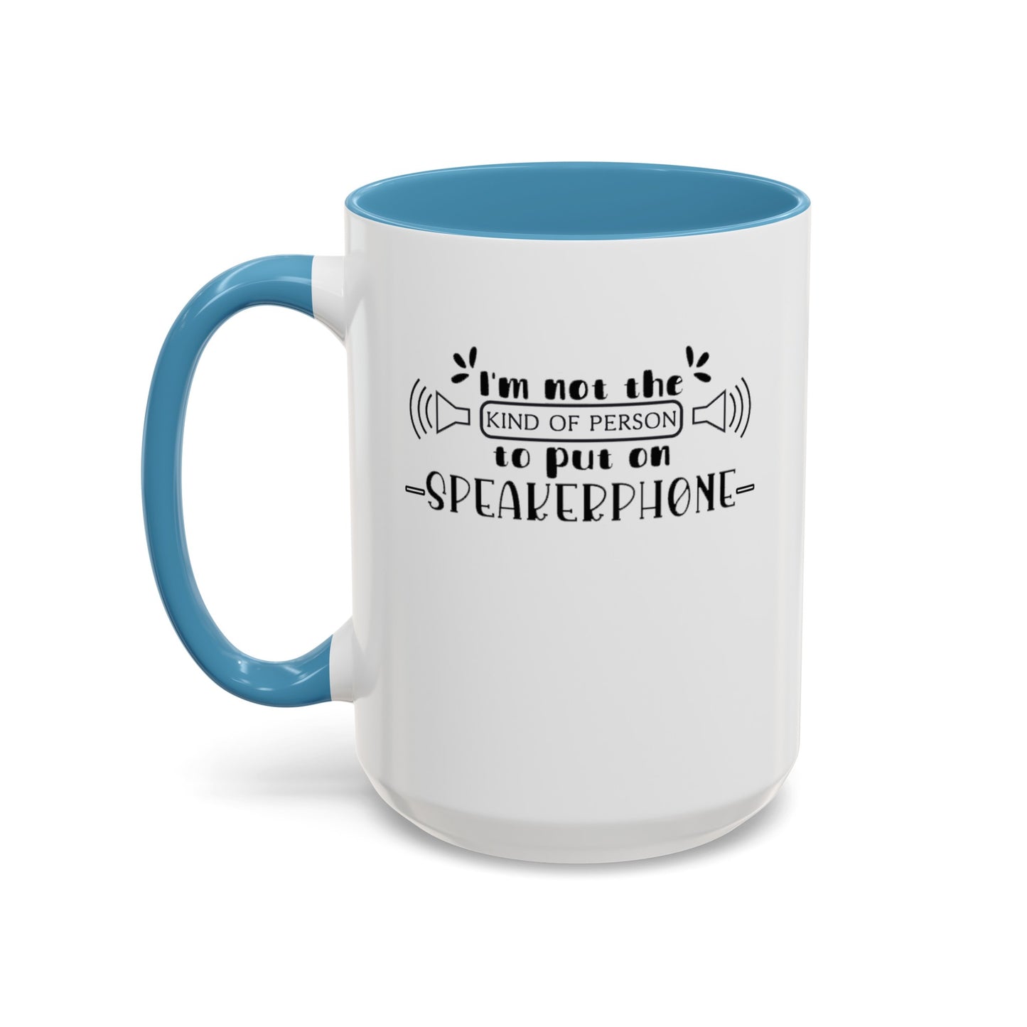 Speakerphone-Accent Coffee Mug (11, 15oz)