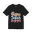 Coffee-Teach-Repeat-Jersey Knit T-Shirt