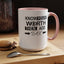 Know Your Worth-Accent Coffee Mug (11, 15oz)