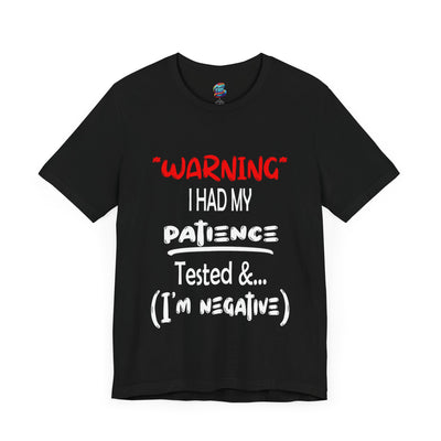 Patience Tested-Jersey Knit T-Shirt